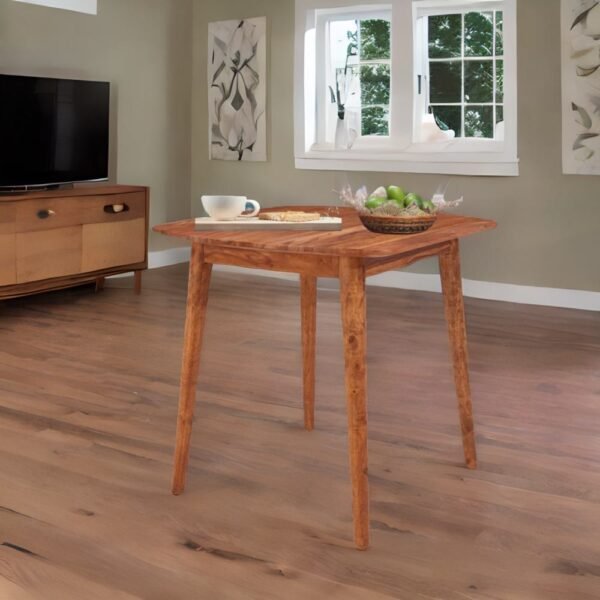 Solid Wood 2-Seater Dining Table - Modern Country House Style