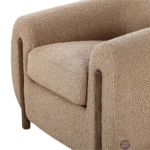 Close-Up of Opulence Wooden Sofa Upholstery and Wood Finish – Jodhpur Wood