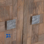 Jodhpur Wood Premium Designer Cabinet – Close-up Detailing and Natural Wood Finish