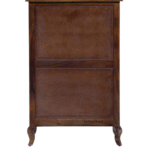 Back view of Classic Sheesham Heritage Drawer Chest in solid Sheesham wood