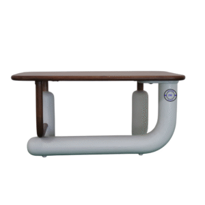 Noble Wooden Centre Table with elegant two-tone finish – front view.