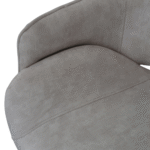 Velora embrace chair fabric zoom upholstery texture detail premium stitched chair India
